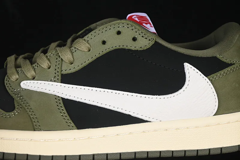 All categories Air Jordan Jordan series basketball shoes Air Jordan 1 Low ZG version Travis Scott x Air Jordan 1 Low OG AJ1 Joe 1 undercut low top full head layer DM7866-002